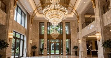 top high ceiling chandeliers