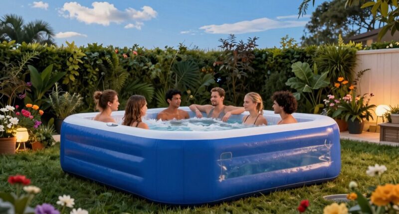 top inflatable hot tubs