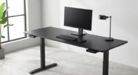 top l shaped electric desks