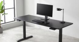 top l shaped electric desks