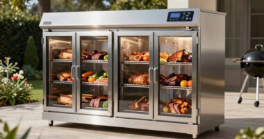 top large capacity electric smokehouses