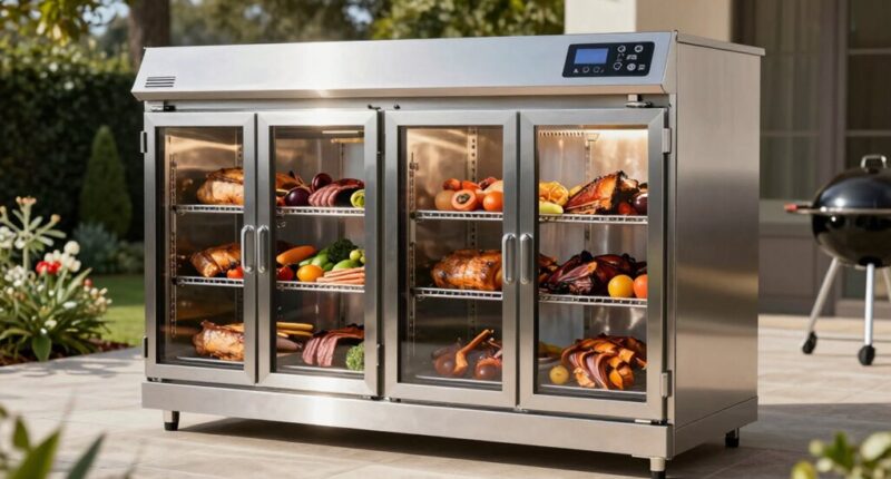 top large capacity electric smokehouses