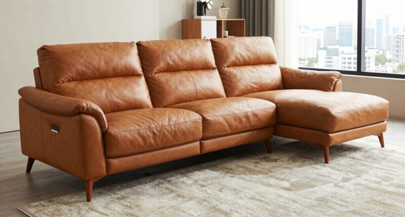 top leather sectional sofas