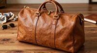 top luxury leather weekender bags