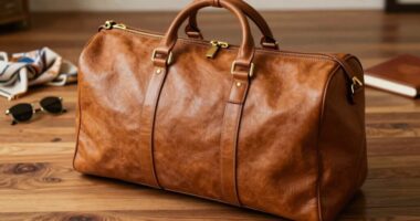 top luxury leather weekender bags