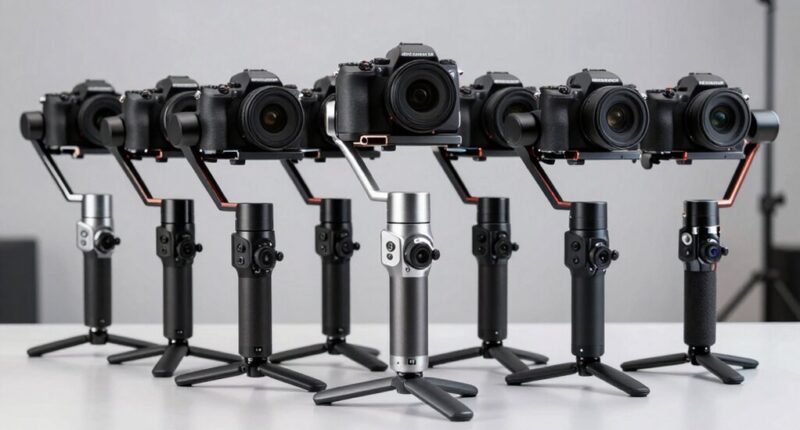 top mirrorless gimbal stabilizers