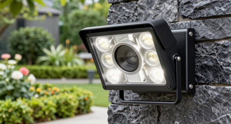 top outdoor camera floodlights
