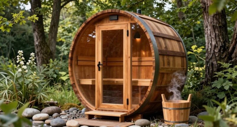 top outdoor sauna barrel kits