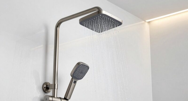 top rain shower systems