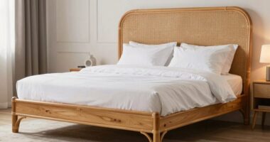 top rattan king bed frames