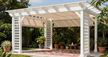 top retractable canopy pergolas