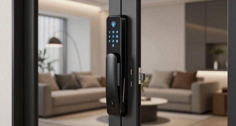 top sliding door smart locks