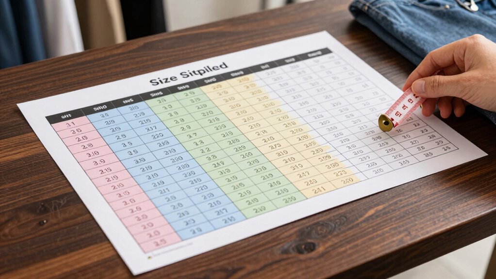 understanding size conversion charts