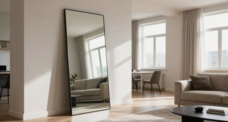 use mirrors to expand space