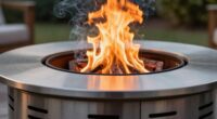 airflow design minimizes smoke