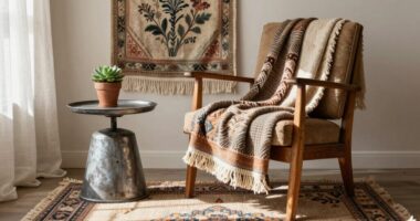 blend vintage with boho
