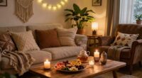 bohemian cozy home gathering