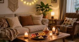 bohemian cozy home gathering