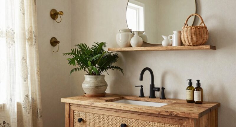 boho bathroom makeover ideas