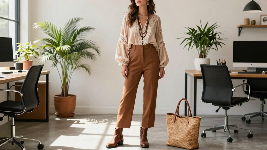 boho professional layered accessories