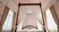 canopy bed curtain planning