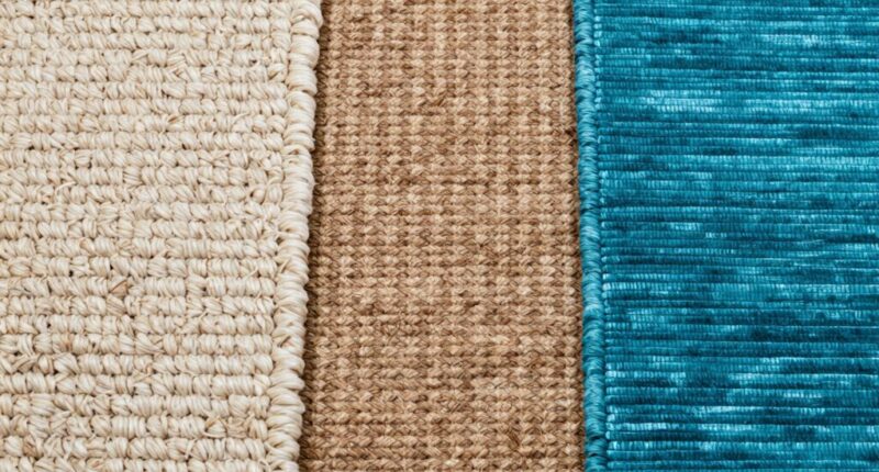 comparing rug materials durability