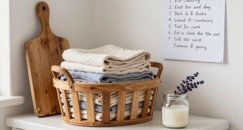 eco friendly laundry routine