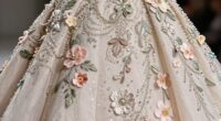 elegant decorative garment details