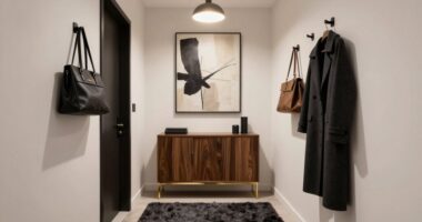 elevate small entryway design