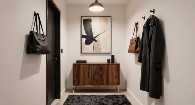 elevate small entryway design