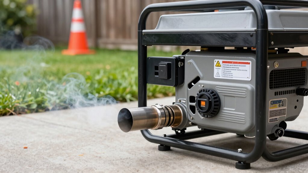 keep generator safety outdoors
