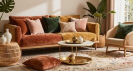 luxurious boho color scheme