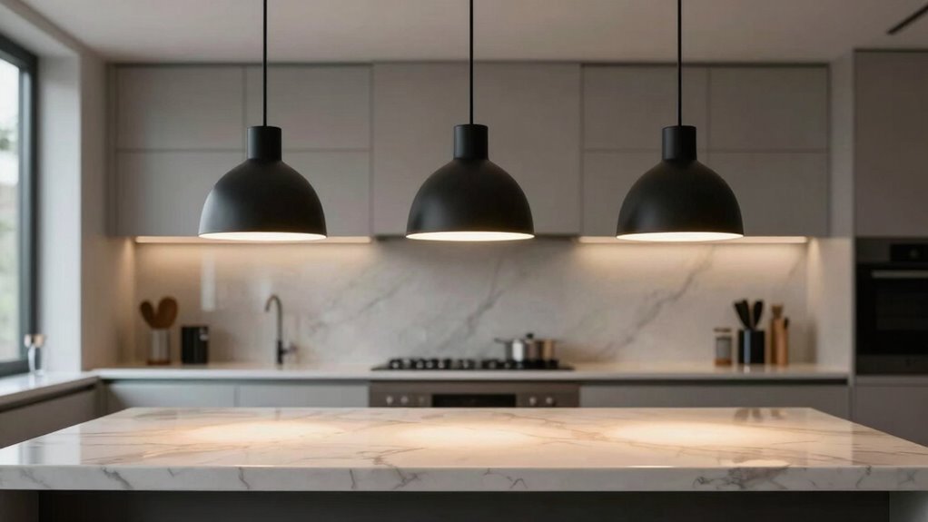 proper pendant lighting placement