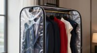 properly pack suits and dresses