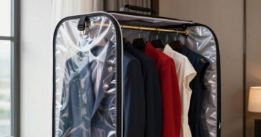 properly pack suits and dresses