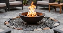 safe fire pit setup