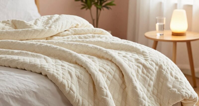 safe sleep with weighted blankets