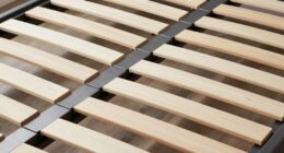 supportive noise reducing slats