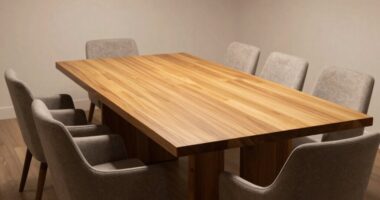 table size and spacing