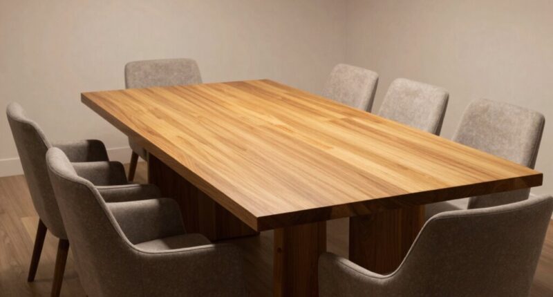 table size and spacing