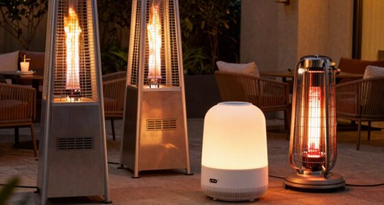 types of patio heaters