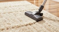 vacuum rotate rug regularly