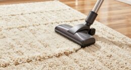 vacuum rotate rug regularly