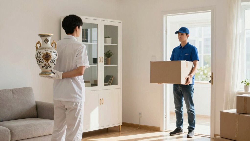 white glove vs threshold delivery