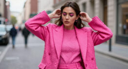 Demi Moore Pushes Cannes Volume to the Extreme in Hot Pink Matières Fécales