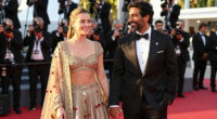 Halsey and Fiancé Avan Jogia Coordinate in Rahul Mishra Couture at Gold Gala