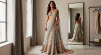 Priyanka Chopra Jonas’s Amit Aggarwal Gown Reimagines a 20-Year-Old Chikan Sari