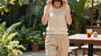 Jess Cartner-Morley’s June style essentials: capri pants, crochet tops and the return of the kick flare