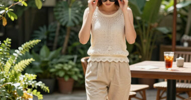 Jess Cartner-Morley’s June style essentials: capri pants, crochet tops and the return of the kick flare