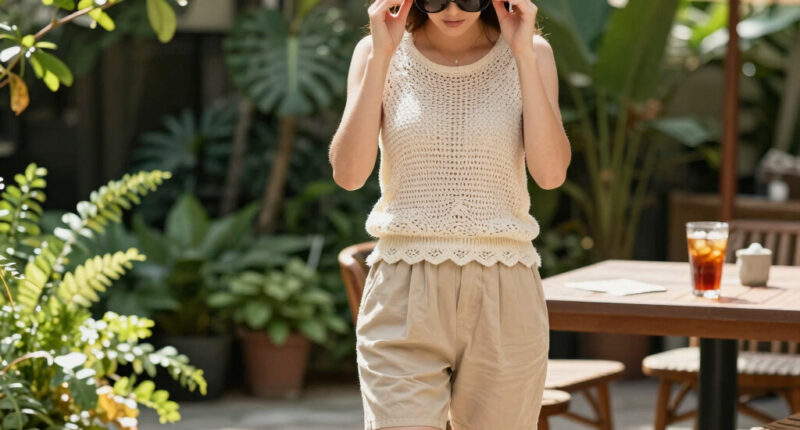 Jess Cartner-Morley’s June style essentials: capri pants, crochet tops and the return of the kick flare